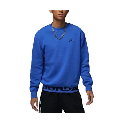 Jordan MVP Fleece Crewneck Pullover Sweatshirt Blue FV7437-480