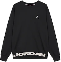 Jordan MVP Fleece Crewneck Sweatshirt Black with Graphic Design FV7437-010 Jordan MVP Fleece Crewneck Sweatshirt Black with Graphic Design FV7437-010