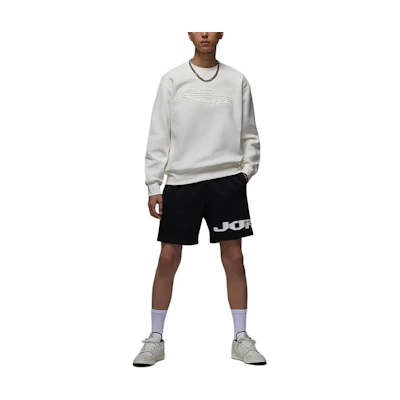 Jordan MVP Fleece Pullover Crewneck Sweatshirt Sail White FV7234-133