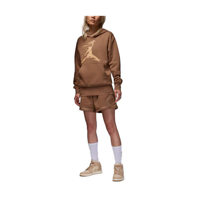 Jordan MVP Fleece Pullover Hoodie Brown/Orange Chalk/Orange Chalk FV7227-223