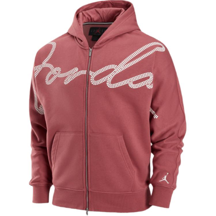 Jordan MVP FW24 Red Fleece-Lined Hoodie Jacket - Comfortable & Warm HF9296-691