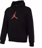 Jordan MVP Logo Hoodie Black Long Sleeve Casual Sweatshirt FN6353-010 Jordan MVP Logo Hoodie Black Long Sleeve Casual Sweatshirt FN6353-010