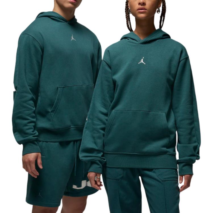Jordan MVP Oxidized Green Logo Print Hoodie Unisex Casual and Comfortable FV7223-366