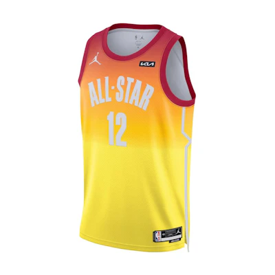 Jordan NBA 2023 All-Star Ja Morant #12 Basketball Jersey Orange Mens. DX6332-616