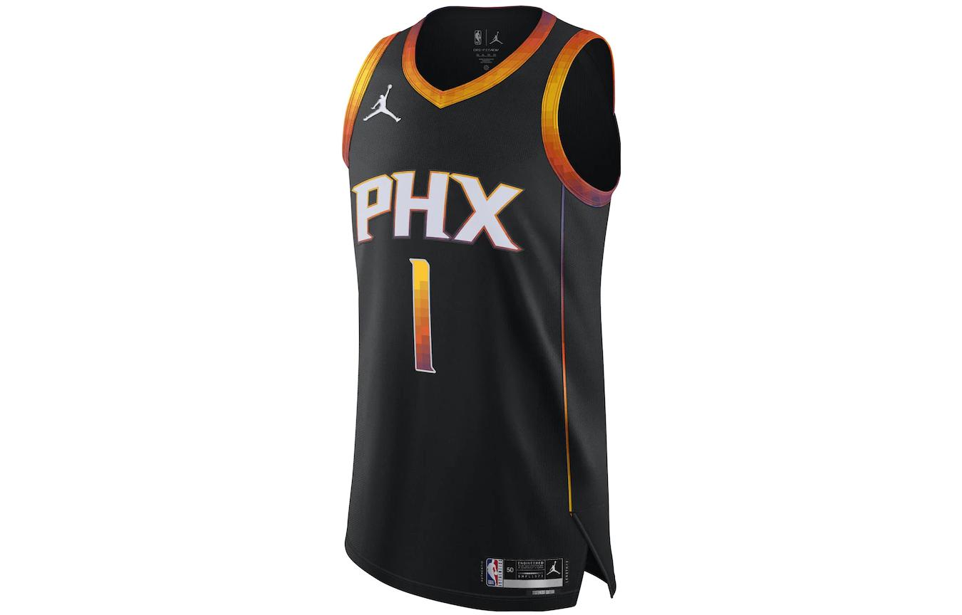 Jordan NBA Devin Booker Suns #1 23-24 Statement Edition Jersey  Black DQ0156-010