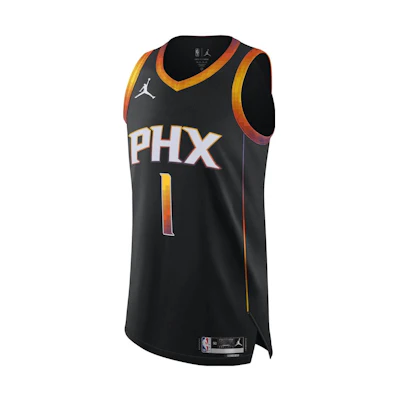Jordan NBA Devin Booker Suns #1 23-24 Statement Edition Jersey Black DQ0156-010