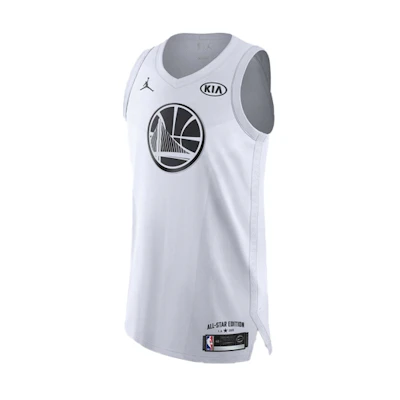 Jordan NBA Kevin Durant 2018 All-Star Authentic Jersey White Basketball Vest 928868-102