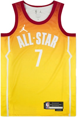 Jordan NBA Kevin Durant All Star 2023 Jersey Yellow/Orange Order Jordan NBA Kevin Durant All Star 2023 Jersey Yellow/Orange