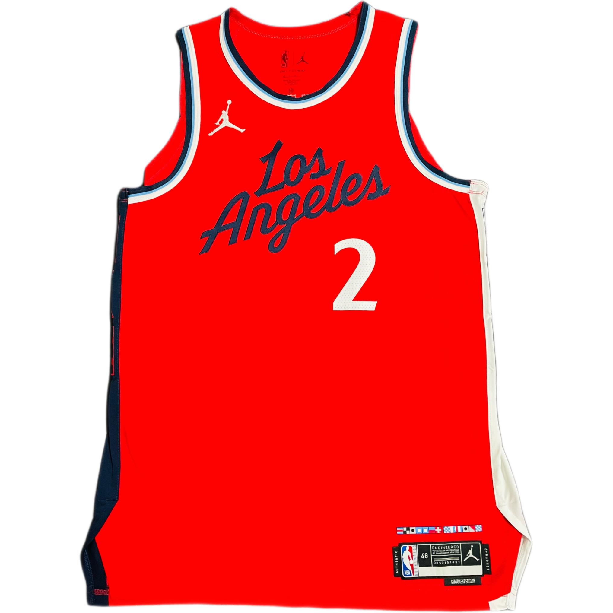 Jordan NBA LA Clippers Kawhi Leonard Statement Jersey Unisex Sleeveless Tank Top FQ4744-657