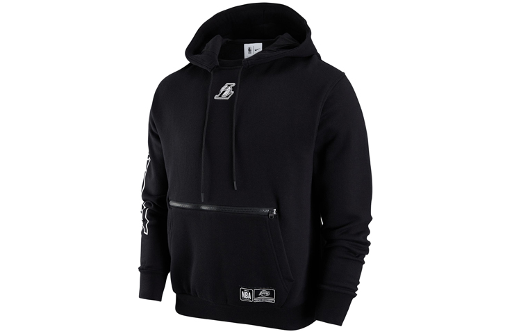 Jordan NBA Los Angeles Lakers Patchwork Hoodie Black () DH9454-010