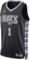 Jordan NBA Victor Wembanyama Spurs Jersey Limited Edition Black/Silver Unisex DO9543-014 Jordan NBA Victor Wembanyama Spurs Jersey Limited Edition Black/Silver Unisex DO9543-014