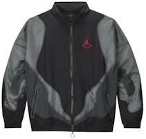 Jordan OFF-WHITE Nylon Track Jacket Asia Black CV0551-010 Jordan OFF-WHITE Nylon Track Jacket Asia Black CV0551-010