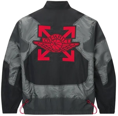 Chaqueta Jordan OFF-WHITE Nylon Track Asia Negra. CV0551-010 Lookbook Chaqueta Jordan OFF-WHITE Nylon Track Asia Negra. CV0551-010