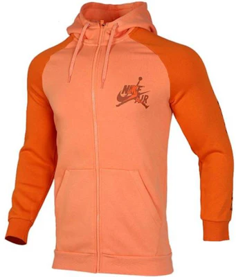 Jordan Orange Fleece-Lined Hoodie Jacket CK2224-871 Buy Jordan Orange Fleece-Lined Hoodie Jacket CK2224-871