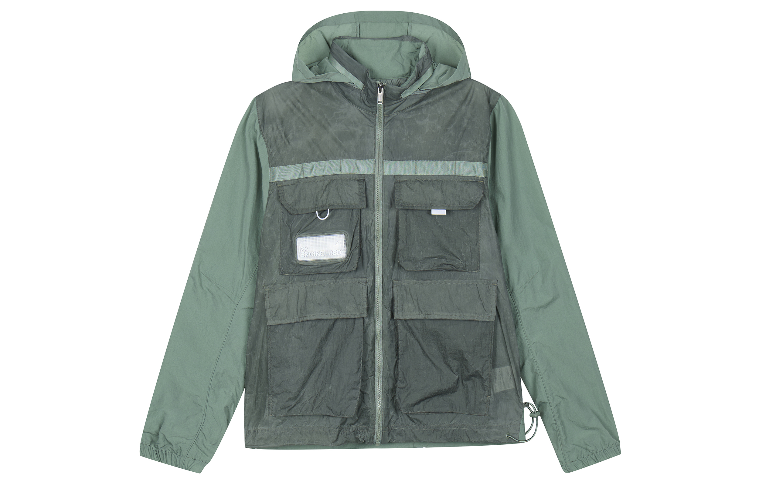 Jordan Outdoor Utility Hooded Multi-Pocket Jacket Sage Green CK8936-313