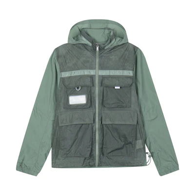 Jordan Outdoor Utility Hooded Multi-Pocket Jacket Sage Green CK8936-313
