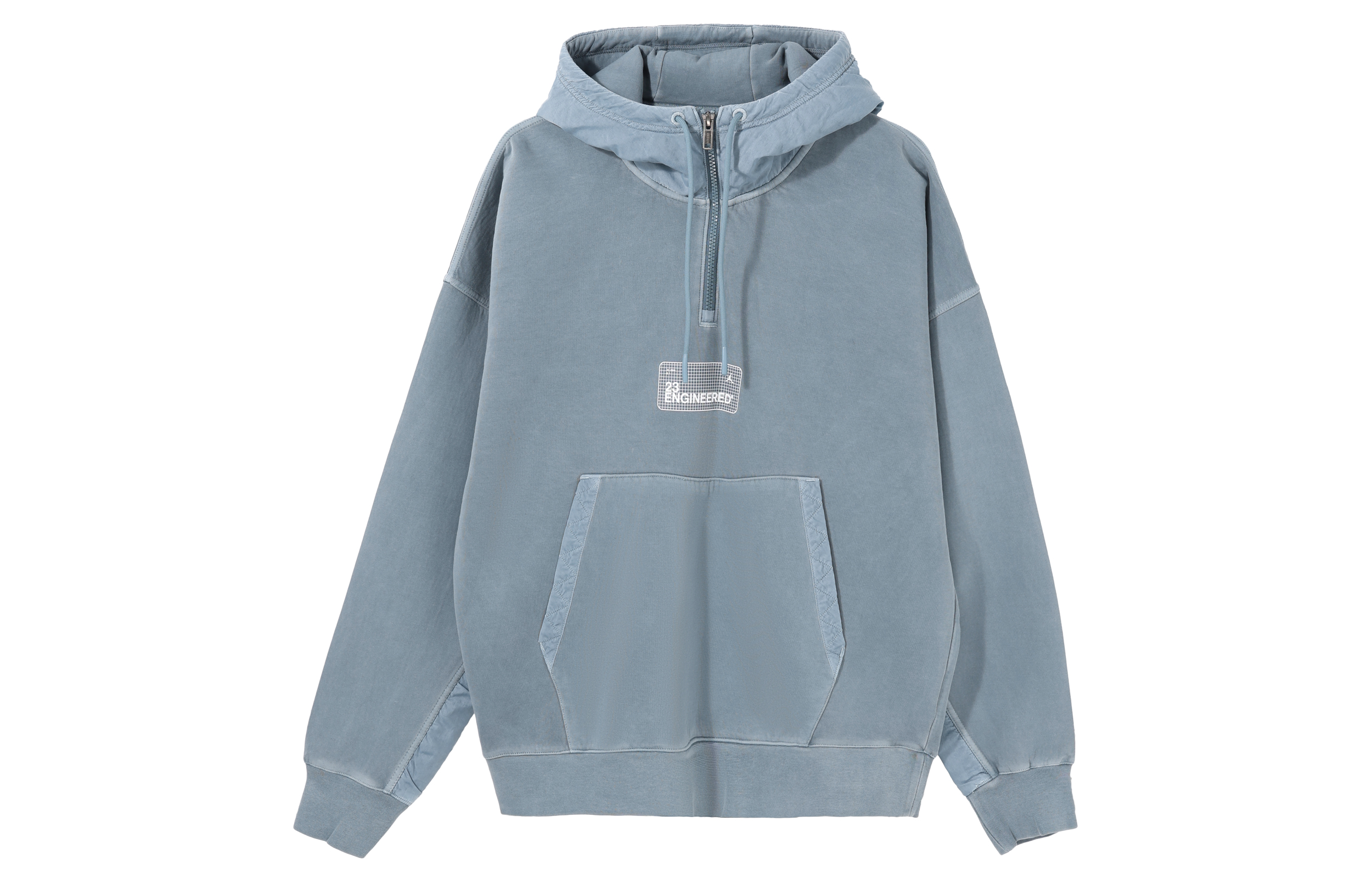 Jordan Ozone Blue Half-Zip Pullover Hoodie Casual Sportswear CK9037-033 圖 2