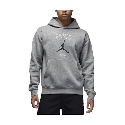 Jordan Paris Letter Logo Hoodie Grey Casual Long Sleeve HF1520-091