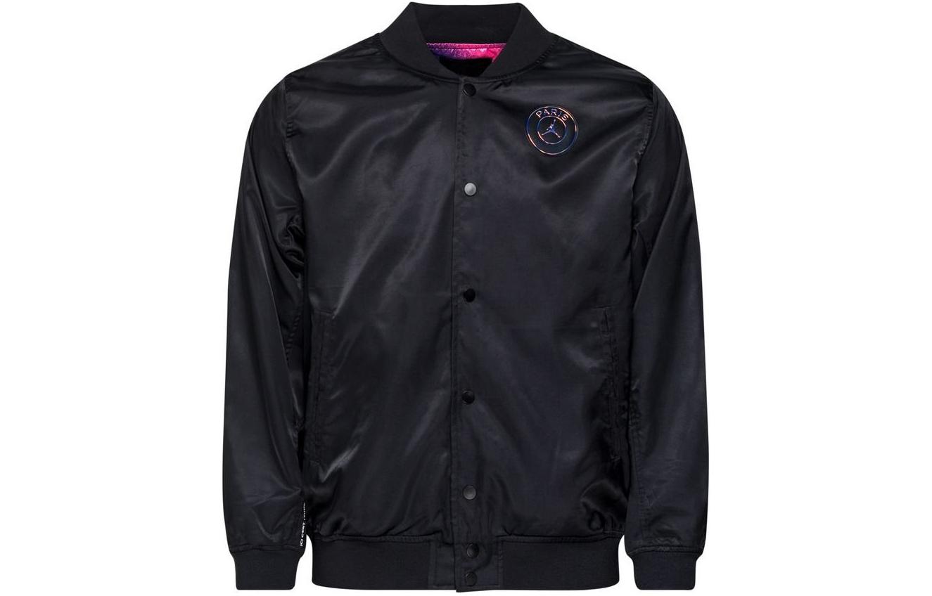 Jordan Paris Saint-Germain Black Zip Solid Soccer Jersey . CV3288-010
