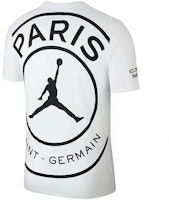 乔丹巴黎圣日耳曼标志印花圆领T恤 白色 BQ4274-100 Order 乔丹巴黎圣日耳曼标志印花圆领T恤 白色 BQ4274-100