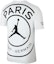 Order 乔丹巴黎圣日耳曼标志印花圆领T恤 白色 BQ4274-100