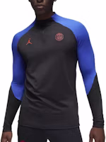 Jordan Paris Saint-Germain PSG Logo Slim-Fit Black Long-Sleeve Soccer Shirt Men DN1259-011 Jordan Paris Saint-Germain PSG Logo Slim-Fit Black Long-Sleeve Soccer Shirt Men DN1259-011