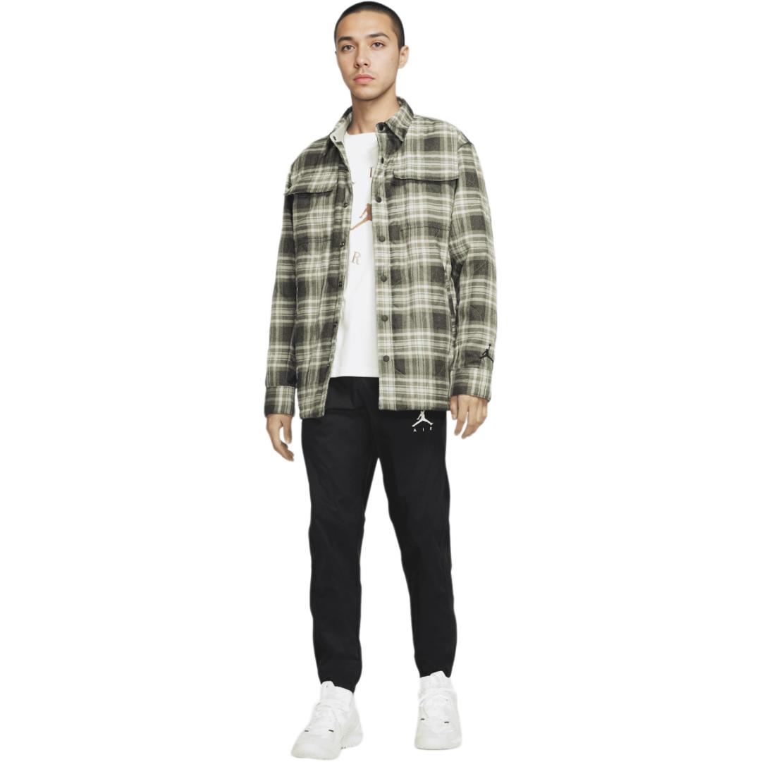 Jordan Patchwork Pocket Shirt Jacket Olive Green Men DC3242-230