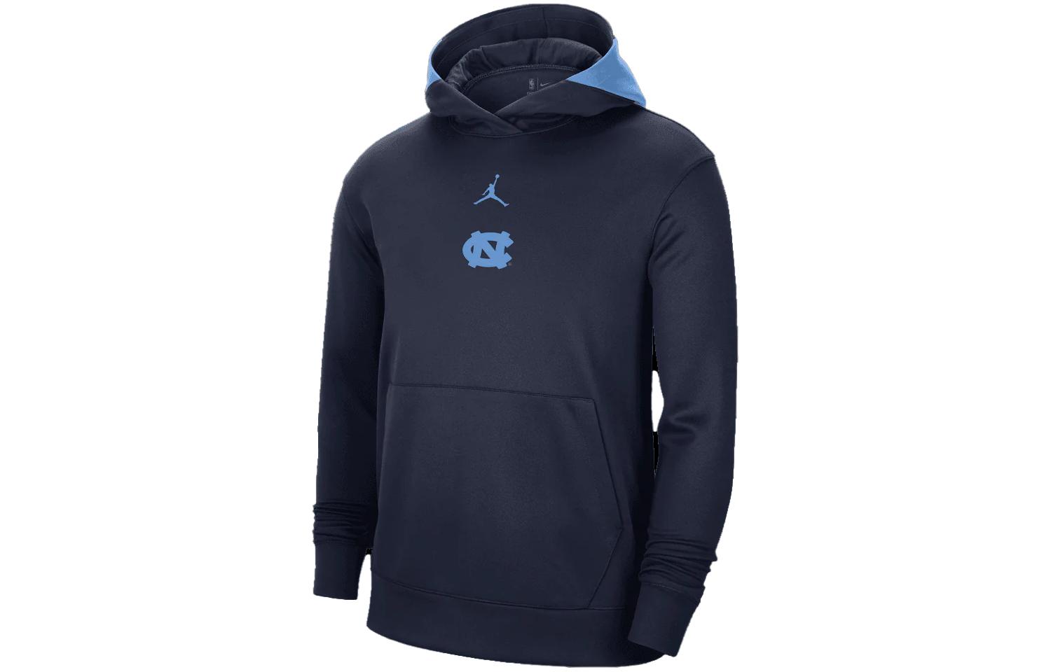Jordan Patterned Navy Blue Hoodie Long Sleeve DO6005-419