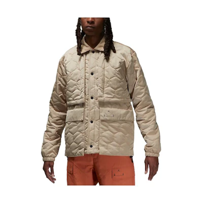 Jordan Plaid Pocket Zip-Up Jacket Khaki () DV7695-254
