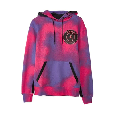 Jordan Printed Fleece Pullover Hoodie Purple CK9649-510