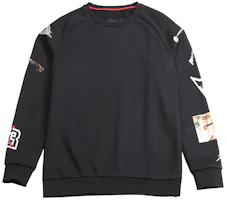 Jordan Printed Fleece Pullover Sweatshirt Casual Hoodie Black CD5872-010 Jordan Printed Fleece Pullover Sweatshirt Casual Hoodie Black CD5872-010