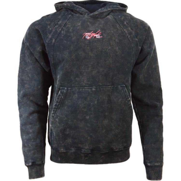 Jordan Printed Logo Pullover Hoodie Black Long Sleeve DJ0206-010