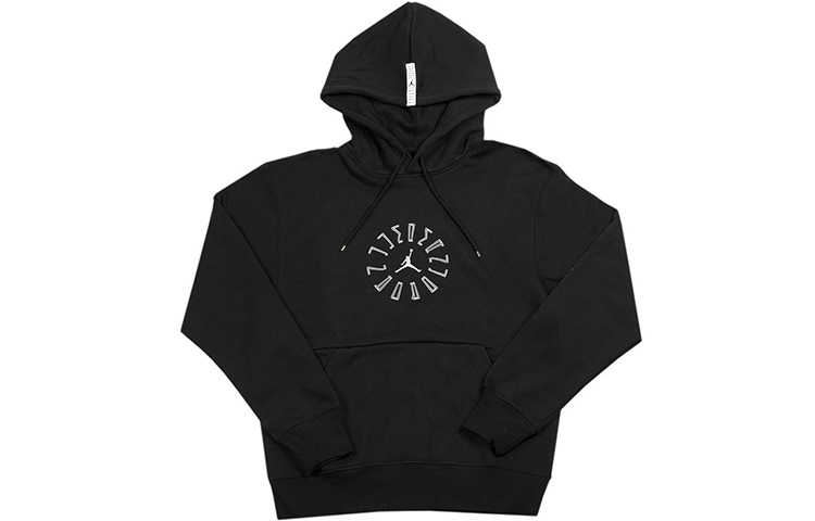 Jordan Printed Pattern Pullover Hoodie Black DD0386-010 圖 2