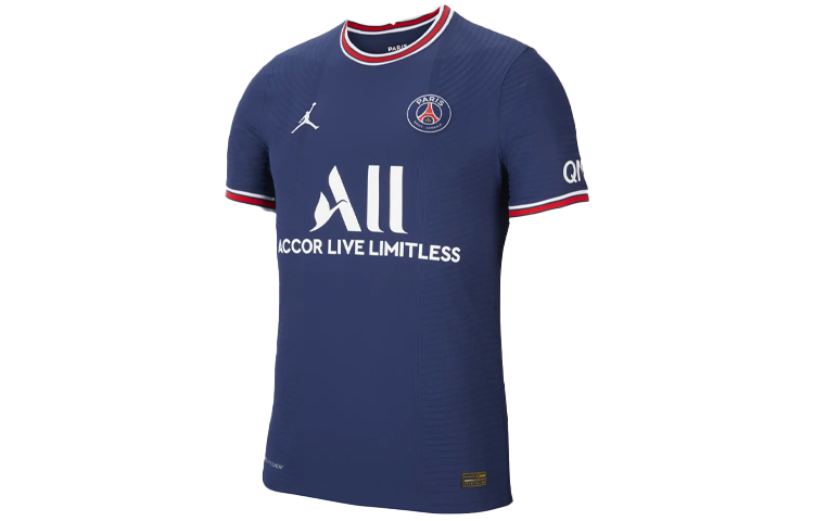 Jordan PSG 21/22 Training Jersey Blue Paris Saint-Germain Football Shirt CV7851-411