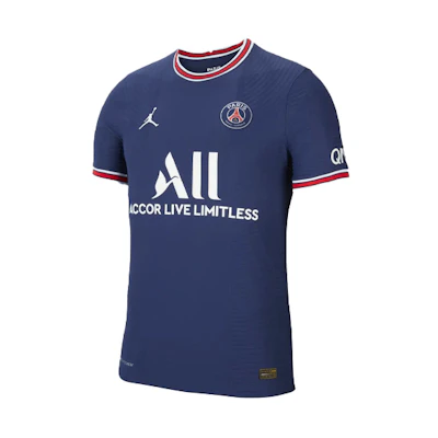 Jordan PSG 21/22 Training Jersey Blue PSG Football Shirt CV7851-411