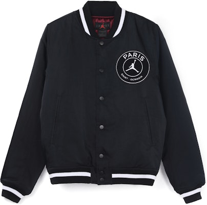 乔丹巴黎圣日耳曼黑色休闲运动夹克 CK9666-010 Order 乔丹巴黎圣日耳曼黑色休闲运动夹克 CK9666-010