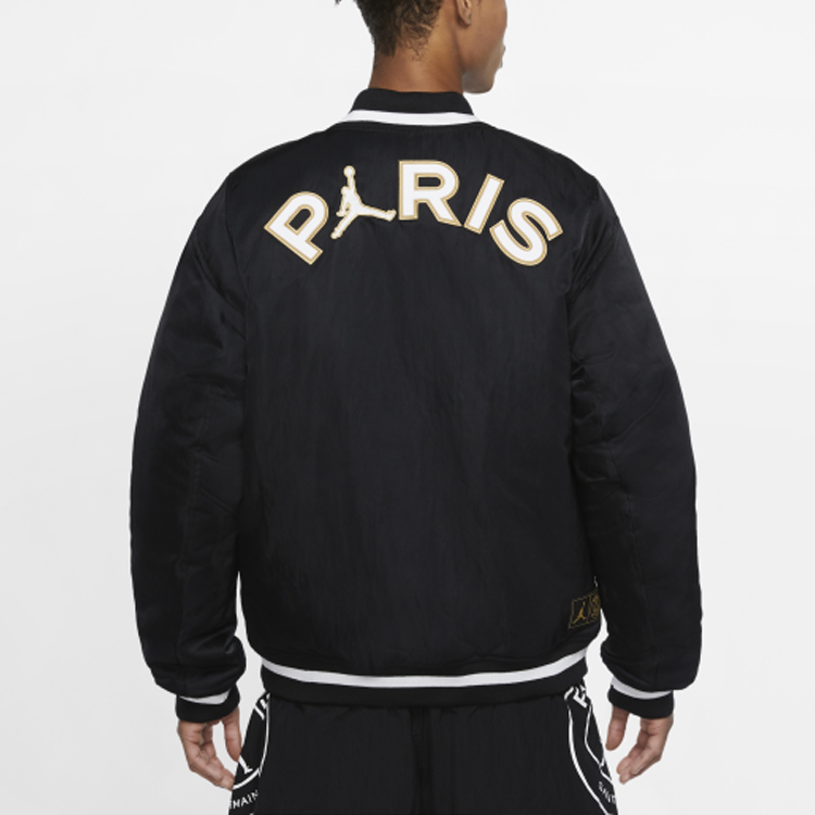 Purchase 乔丹巴黎圣日耳曼黑色休闲运动夹克 CK9666-010