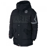 Jordan PSG Black Winter Down Parka Football Sports Hoodie BQ8371-010 Jordan PSG Black Winter Down Parka Football Sports Hoodie BQ8371-010