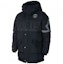 Order Jordan PSG Negra Chaqueta Invierno Acolchada Sudadera Deportes Fútbol. BQ8371-010