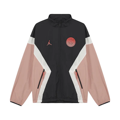 Jordan PSG FW24 Anthem Tri-Color Retro Track Jacket Rust Pink/Grey/White/Infrared FV7741-685