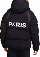조던 PSG 로고 후드 패딩 재킷 블랙 윈터 파리 에디션 DB6495-010 Lookbook 조던 PSG 로고 후드 패딩 재킷 블랙 윈터 파리 에디션 DB6495-010