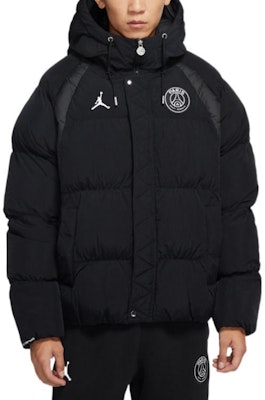 乔丹PSG标志连帽羽绒夹克黑色冬季巴黎版 DB6495-010 Purchase 乔丹PSG标志连帽羽绒夹克黑色冬季巴黎版 DB6495-010