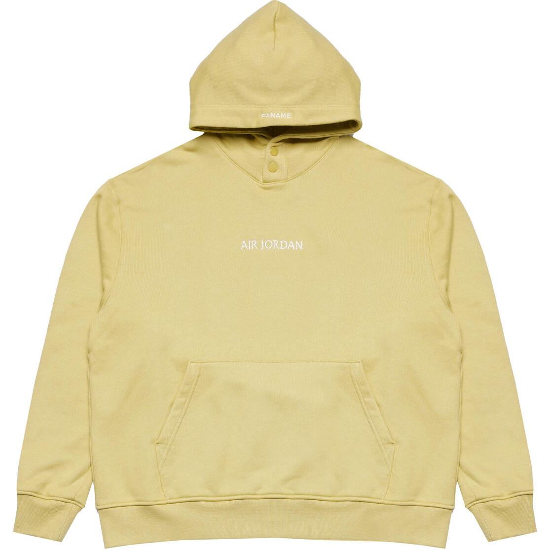 Jordan PSG Loose Fit Fleece Hoodie Saturn Gold Embroidered Logo FN5324-700