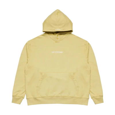 Jordan PSG Loose Fit Fleece Hoodie Saturn Gold Embroidered Logo FN5324-700