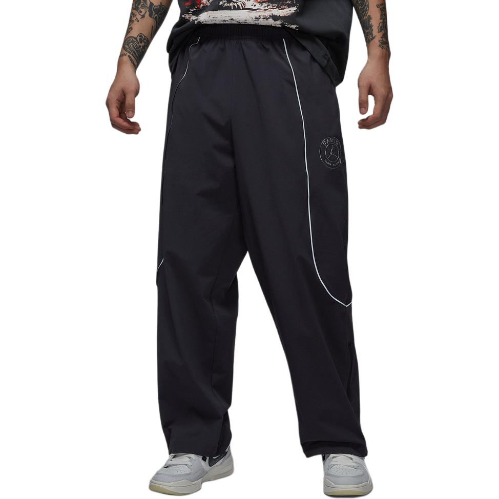 Jordan PSG Mid-Rise Casual Pants Comfortable Relaxed Fit Ribbed Design IF3800-018
