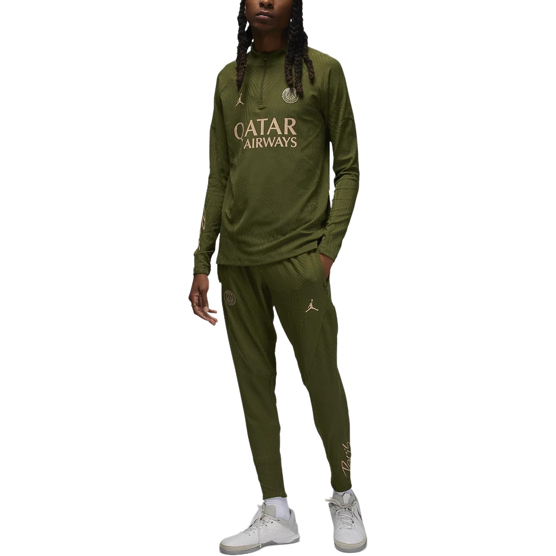 Shop 乔丹巴黎圣日耳曼精英四代Dri-FIT ADV足球长裤绿色 FD7082-326