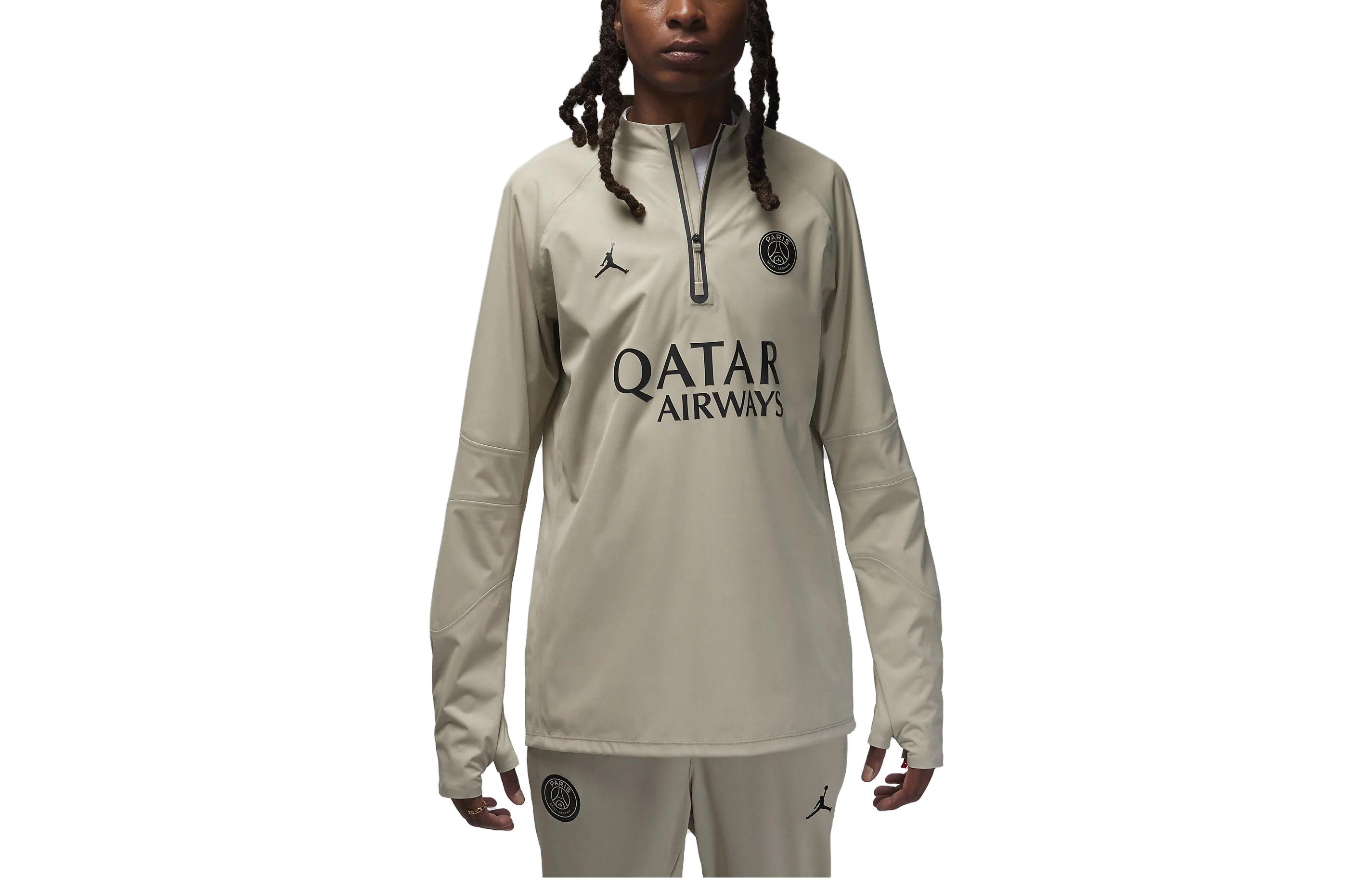 Order Jordan PSG Strike Elite Winter Warrior Half-Zip Beige Sweatshirt Mens DZ0506-231