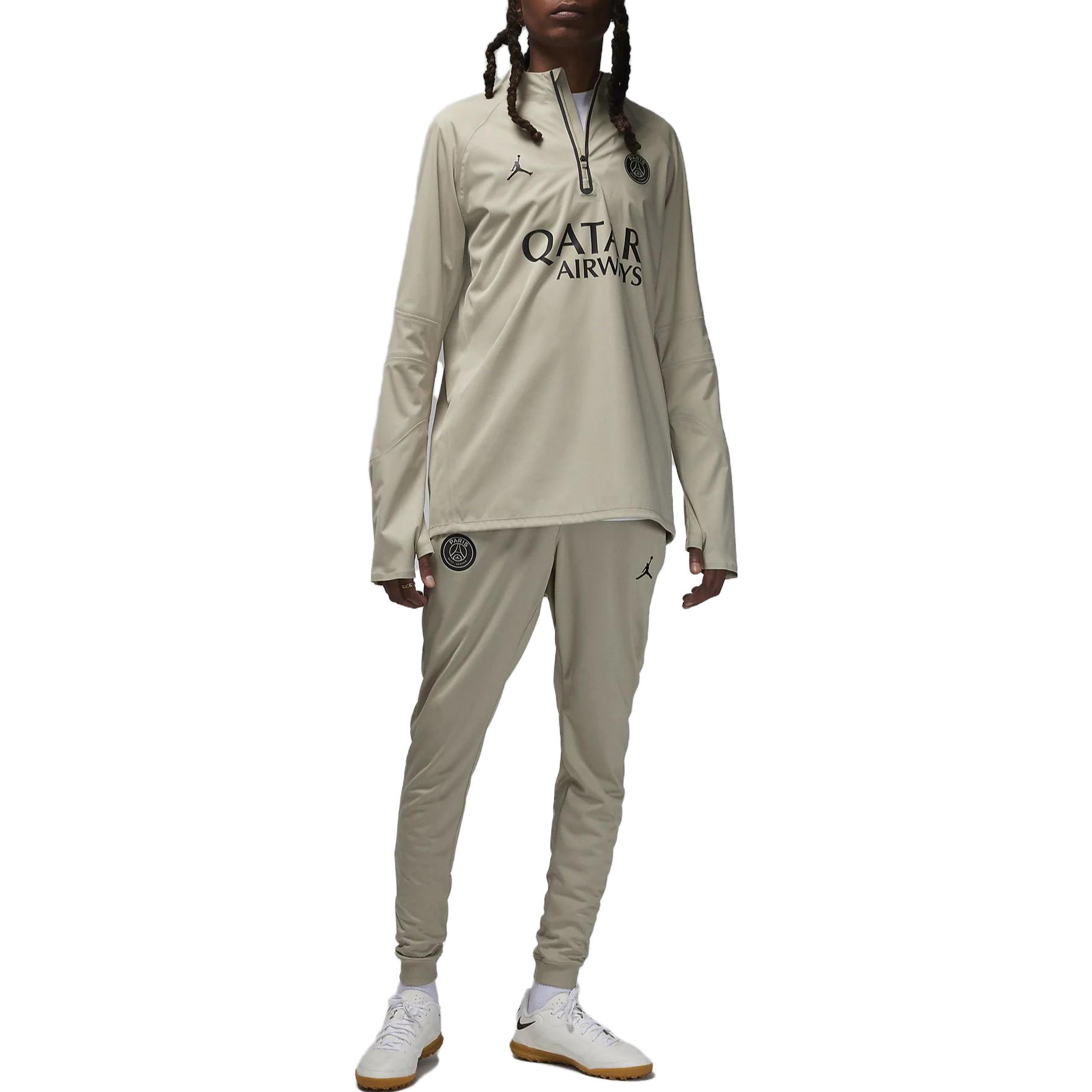 Shop Jordan PSG Strike Elite Winter Warrior Half-Zip Beige Sweatshirt Mens DZ0506-231