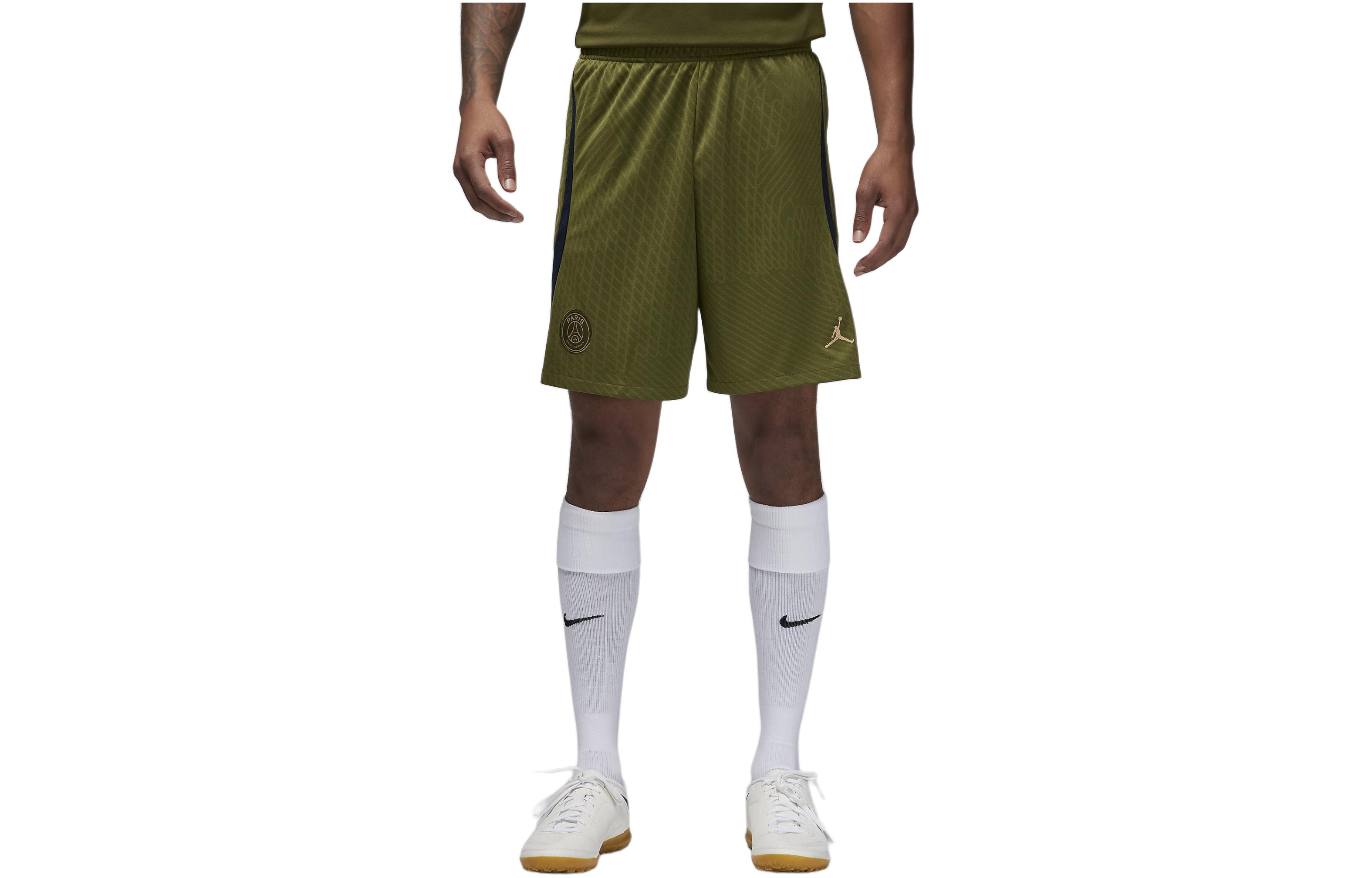 Jordan PSG Strike Fourth Embroidered Logo Soccer Pants Olive Green . FD7098-326