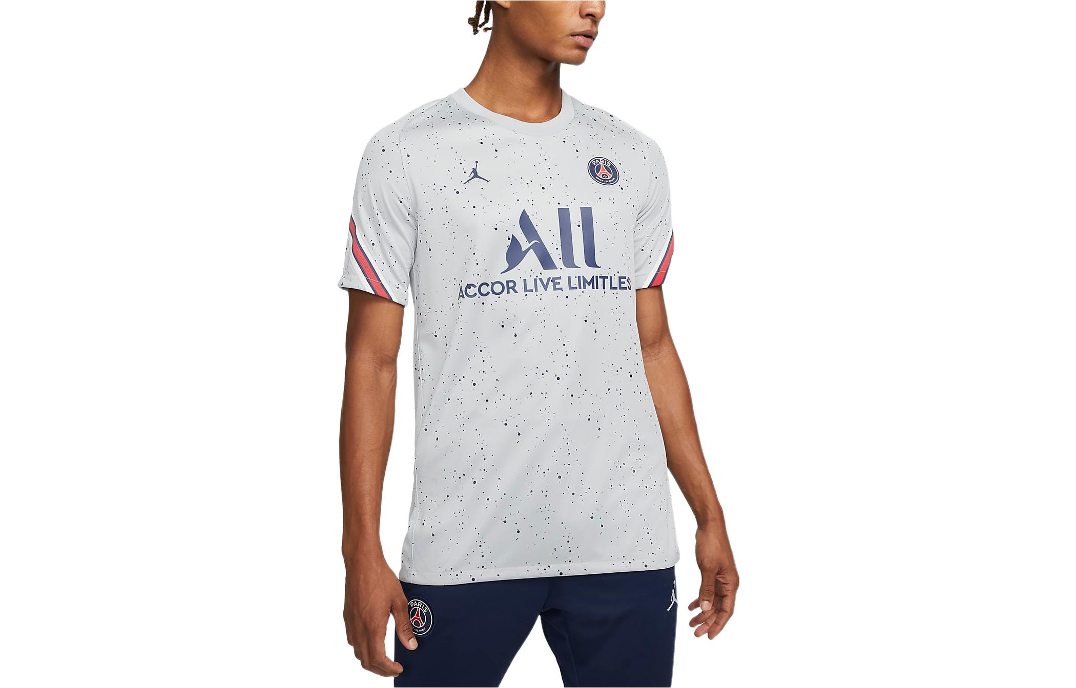 Jordan PSG Strike Fourth Grey Soccer Jersey Paris Saint-Germain. DH7716-013